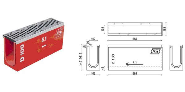 Korytka AS-100