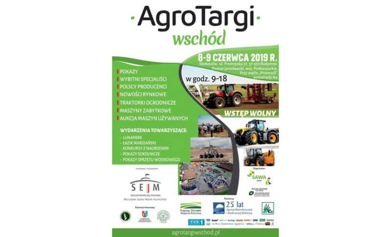 Firma SAS zaprasza na Agro Targi Wschód 2019
