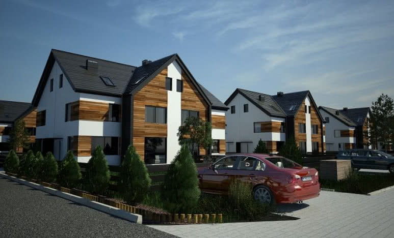 Osiedle "Fourplex" z oknami Vetrex