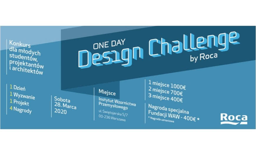 Konkurs dla młodych architektów „Roca One Day Design Challenge”